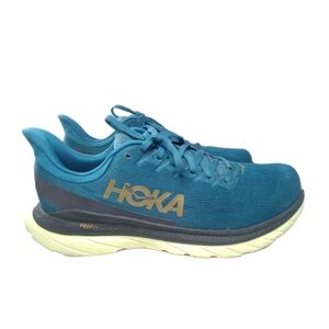 Hoka One One Mach 4 Running Shoes Men's Size 11.5 D Blue Coral Black